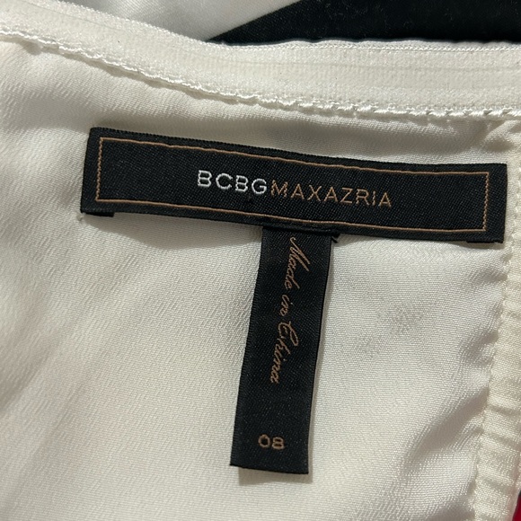 BCBGMaxAzria strapless/clear strap party dress, size 8 - Picture 5 of 5